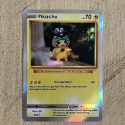 Yellow Pluto Village Pokemon Fanart Pikachu Fan Made - Image 1
