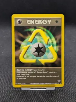 Recycle Energy 1st Edition 105/111 Neo Genesis Rare WOTC Pokemon LP EXCELLENT - Image 1