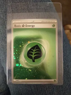Pokemon TCG Scarlet & Violet Cosmos Holo Energy Basic Grass Energy - Image 3