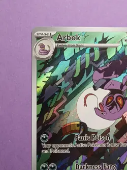 Pokemon Temporal Forces Arbok 176/162 Illustration Rare - Image 3