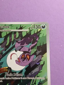 Pokemon Temporal Forces Arbok 176/162 Illustration Rare - Image 5