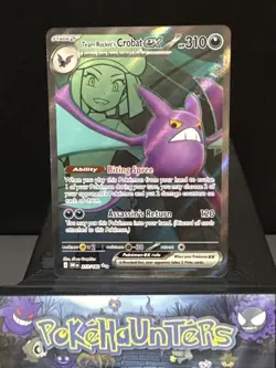 Pokemon Card Team Rocket’s Crobat 217/182 Destined Rivals Secret Rare Holo NM - Image 1