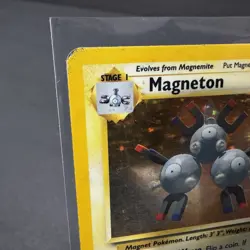 Magneton 9/102 - Base Set Holo Rare Vintage 1999 WoTC Pokemon TCG - MP - Image 2