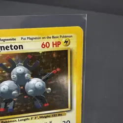 Magneton 9/102 - Base Set Holo Rare Vintage 1999 WoTC Pokemon TCG - MP - Image 3