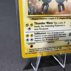 Magneton 9/102 - Base Set Holo Rare Vintage 1999 WoTC Pokemon TCG - MP - Image 5