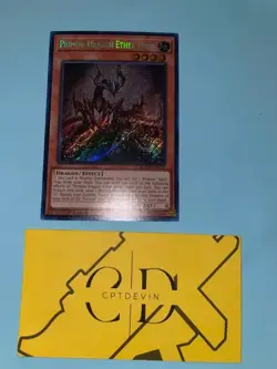 Damaged Yugioh Primite Dragon Ether Beryl BLMM-EN130 1st Edition Secret Rare - Image 1