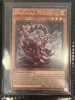 Dracotail Mululu (UR) JUSH-EN005 YuGiOh! Justice Hunters 1st Edition - Image 1