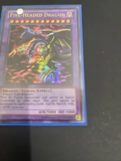 Yugioh! Five-Headed Dragon LC03-EN004 Limited Edition RARE HOLOFOIL NM - Image 2