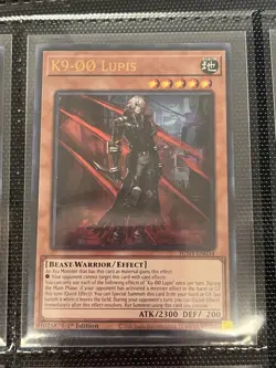 K9-00 Lupis (UR) JUSH-EN034 YuGiOh! Justice Hunters 1st Edition - Image 1