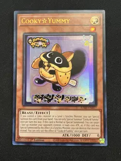 Cooky Yummy (UR) JUSH-EN017 YuGiOh! Justice Hunters 1st Edition - Image 1