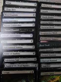 Pauper EDH - Shirei, Shizo's Caretaker Commander Deck, Mono Black Death ☠ - Image 2