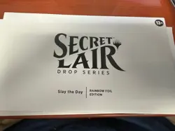 IN HAND! Sealed Secret Lair Slay The Day Rainbow Foil Edition Las Vegas 2025 - Image 1
