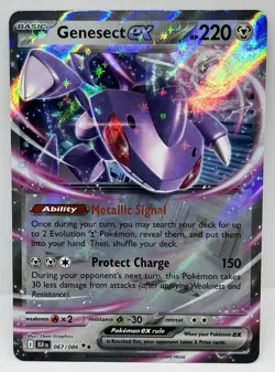 Genesect ex - Pokemon TCG Black Bolt Holo Double Rare Pokemon Card 067/086 - Image 1