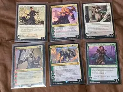 MTG Planeswalker x6 Ajani Sleeper Agent/Ajaini Vengeant(FOIL)Ajani Unyielding - Image 1