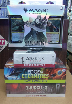 MTG ASSASSIN'S BEYOND + PHYREXIA SET + EDGE PLAY + FINAL FANTASY STARTER - Image 1