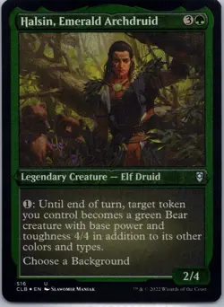 MTG Halsin, Emerald Archdruid (516) [CLB] uncommon Near Mint Foil UC - Image 1