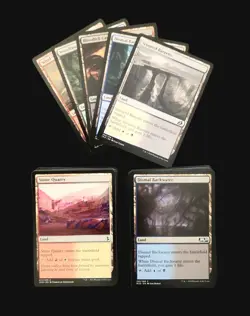 Magic The Gathering: MTG Bulk Lot of 50 Non Basic/Dual Lands NF - Image 1
