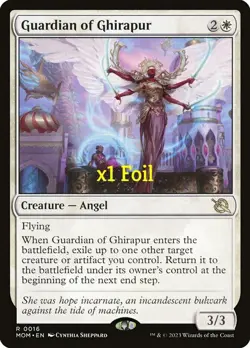 MTG Foil March of the Machine MOM Guardian of Ghirapur MINT - Image 1