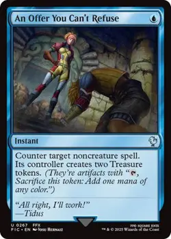 Magic The Gathering MTG AN OFFER YOU CAN'T REFUSE Final Fantasy NM Near Mint - Image 1