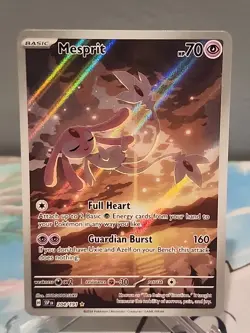 Mesprit 204/191 Illustration Rare Pokemon Card Surging Sparks - Image 1