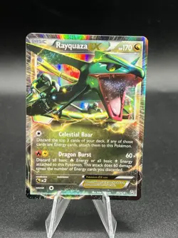 Pokemon Card Rayquaza EX 85/124 Dragons Exalted Ultra Rare NM ZB1 - Image 1