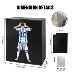 Soccer Trading Card Storage Box 2400 Cards Waterproof Leather Deck Case 10 - Image 4