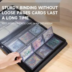 Toploader Binder 288 Capacity 9 Pocket Card Holder Sleeves for Trading Cards - Image 3