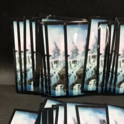 Mtg Magic The Gathering Card Sleeve 39 Cards Land Edition Ii Island - Image 2