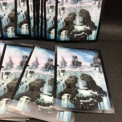 Mtg Magic The Gathering Card Sleeve 39 Cards Land Edition Ii Island - Image 4