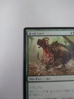 Mtg Magic The Gathering Japan Edition Card Fighting Hippo - Image 2