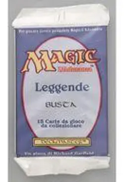 Used Trading Card Magic The Gathering Packmtg Legends Booster Italian Version - Image 1