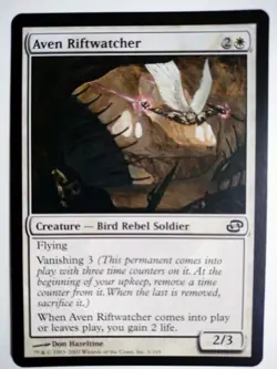 Mtg Magic The Gathering English Card 1 Point Aven Riftwatcher Lift Watcher - Image 1