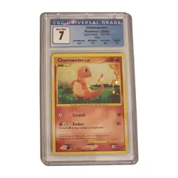 Pokemon TCG Diamond&Pearl-Stormfront Charmander 101/100 Secret Rare W/Subgrades - Image 1