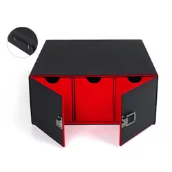 Trading Card Deck Case Portable Trading Card Storage Case for Football Cards - Image 4