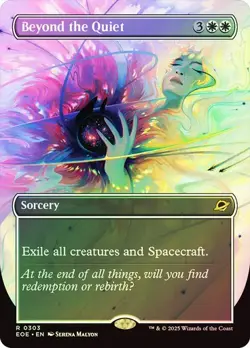 MTG - Beyond the Quiet - Borderless - Foil - Edge of Eternities - Magic - Image 1