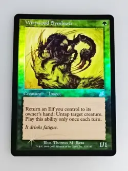 Wirewood Symbiote Foil English Version 1 Sheet Mtg Magic The Gathering Tube 4957 - Image 1