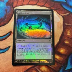 Mtg Magic The Gathering Foil Cold Snap Japanese Divination Rock Bed/Scriing Shee - Image 1