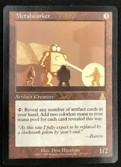 Mtg Magic The Gathering Metalworker/Metalworker 1 English Uds Sf78 - Image 1