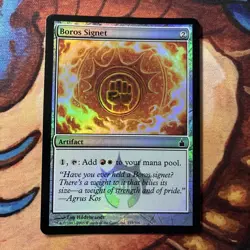 Mtg Magic The Gathering Foil Ravnica Guild City English Boros Seal/Boros Signet - Image 1