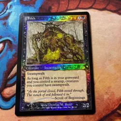 Mtg Magic The Gathering Foil Judgment English Unclean/Filth - Image 1