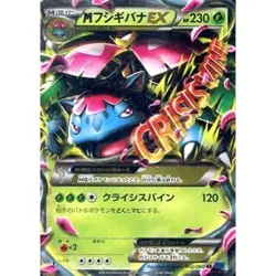 Pokemon M Venusaur EX Holo RR 002/060 XY1 Collection X Japanese Card - Image 1
