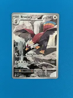 Pokemon Braviary 155/086 Illustration Rare - Pokemon TCG Black Bolt - English - Image 1