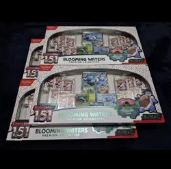 LOT OF 4 Pokemon 151 Blooming Waters Premium Collection 4x NEW & SEALED - Image 1