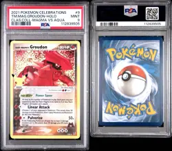 PSA 9 Mint 2021 Pokemon Celebrations Team Magma’s Grounding 9/95 - Image 3