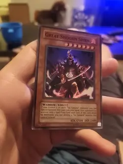 YUGIOH GREAT SHOGUN SHIEN ULTIMATE RARE STON-EN013 - Image 1