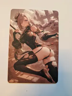Shenhe Genshin Impact Matchmaker Goddess Story Waifu A5 Card Anime - Image 1