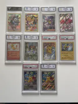 Pokemon 10x Graded Card Bundle (PSA / MGC) - Image 1