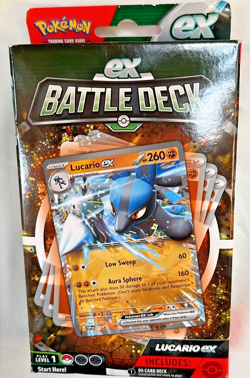 Pokemon TCG: Lucario ex Battle Deck-UNCHECKED-UNVERIFIED-MAYBE CARDS MISSING - Image 1