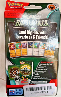 Pokemon TCG: Lucario ex Battle Deck-UNCHECKED-UNVERIFIED-MAYBE CARDS MISSING - Image 2