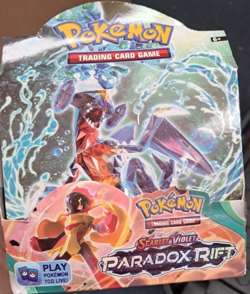 TCG Scarlet & Violet Paradox Rift Pack of 13-USED-UNVERIFIED-MAYBE CARD MISSING - Image 1